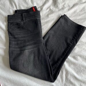 SPANX EveryWear Pull-On Straight Leg Jeans Black XL